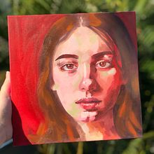 Meu projeto do curso: Retrato com pintura a óleo: explore luz e sombras. Fine Arts, Oil Painting, and Painting project by Beatriz Muniz - 10.23.2024