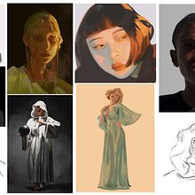 Projet: Apprendre le digital Painting. Un projet de Illustration numérique, Dessin de portrait, Éducation, Peinture, Esquisse  , et Carnet de croquis de Zoé Vergon - 23.10.2024