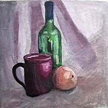 Courses projects (thanks to great teachers 🫶). Un projet de Aquarelle , et Peinture gouache de wenmariesakamaki - 23.10.2024