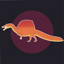 Spinosaurus - types of vector illustrations. Un progetto di Illustrazione vettoriale e Illustrazione digitale di Julian Zielonka - 24.10.2024