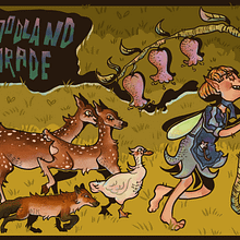 Springparade Children's Illustration. Ilustração digital, Ilustração infantil, e Desenho digital projeto de Leo Meyer - 02.09.2024