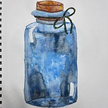 Mi proyecto del curso: Técnicas modernas de acuarela. Un progetto di Belle arti, Pittura, Illustrazione tradizionale e Pittura ad acquerello di Gabriela Gutiérrez Velázquez - 24.10.2024