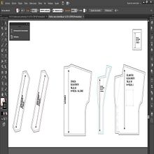 Documentando el proceso de Patronaje con Adobe Illustrator. Fashion Design, Pattern Design, Patternmaking, and Dressmaking project by p_velazquezguerra - 10.25.2024
