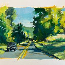 My project for course: Gouache Painting of Urban Landscapes. Gouache Painting, Traditional illustration, and Painting project by Kristine Cobb - 10.26.2024