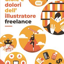 Il mio progetto del corso: Spot illustration: disegna e racconta la vita da freelance. Art Direction, Creativit, Design, Digital Design, Digital Illustration, Traditional illustration, Sketchbook, Stor, board, Stor, and telling project by Enrico Razzetti - 10.26.2024