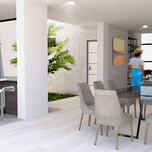 Proyecto de Curso - Mi progreso en V-Ray y en postproducción con Photoshop. Architecture, Digital Architecture, Interior Architecture, and ArchVIZ project by César Arom Chapa Mirez - 10.15.2024