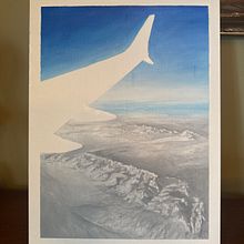 Sobrevuelo. Oil Painting project by asaelgsx - 10.26.2024
