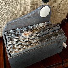 Moon and Little Boat on the Water. Art To, s, Character Design, Sculpture, To, Design, and Woodworking project by Kristin Monks - 10.23.2024