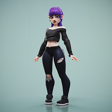 My project for course: ZBrush: Modeling of a Stylized Character. 3D, 3D Character Design, 3D Modeling, and Character Design project by hilgent - 10.27.2024