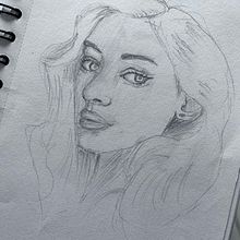 My project for course: Portrait Sketchbooking: Explore the Human Face. Artistic Drawing, Drawing, Portrait Drawing, Sketchbook, and Sketching project by erickah561 - 10.27.2024
