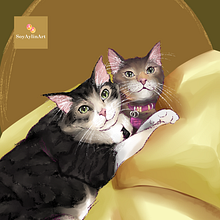 Ilustración Personalizada de Mascota. Un progetto di Illustrazione digitale, Design e Fotografia di Aylin Herrera - 26.10.2024