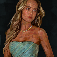 Brie Larson by Rod Lovell - Portrait Painting | Pictorial Portraits Using Digital Techniques. Design, Traditional illustration, Pencil Drawing, Drawing, Portrait Drawing, Realistic Drawing, Artistic Drawing, Digital Drawing, Figure Drawing, Colored Pencil Drawing, Painting, Watercolor Painting, Acr, lic Painting, Oil Painting, Digital Painting, Gouache Painting, Matte Painting, Decorative Painting, Decoration, Interior Decoration, Portrait Photograph, Digital Illustration, Arts, Crafts, Fine Arts, Editorial Illustration, Comic, Manga, and Pixel Art project by Rod Lovell - 10.26.2024
