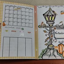 Mi Bullet Journal de Noviembre de 2024. Arts, Crafts, DIY, H, Lettering, Traditional illustration, Lettering, Management, Productivit, Design, and Design Management project by puuurplemary - 10.28.2024