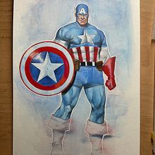 My project for course: Character Illustration with Acrylic. Comic, Character Design, Traditional illustration, Painting, Acr, and lic Painting project by Alexandra Veneziani - 10.28.2024