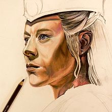 Raenyra Targaryen portrait ( not finished). Un progetto di Illustrazione tradizionale di Alexia Dijoux - 28.10.2024