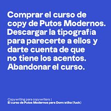 Copywriting para copywriters FAIL. Advertising, Communication, Cop, writing, Stor, telling, and Programming project by Jujo Fosfenos - 10.29.2024