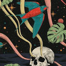 My project for course: Contemporary Illustrations with a Retro Aesthetic. Un progetto di Illustrazione digitale, Disegno, Illustrazione tradizionale e Illustrazione con inchiostro di Dominika Byczkowska - 29.10.2024