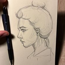 Mi proyecto del curso: Sketchbook de retrato: explora el rostro humano. Artistic Drawing, Drawing, Portrait Drawing, Sketchbook, and Sketching project by Nacho - 10.29.2024