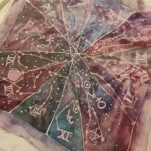 My project for course: Introduction to Silk Painting: Create Unique Pieces. Arts, Crafts, Decoration, DIY, Painting, Textile D, and eing project by Andronic Natalia - 10.29.2024