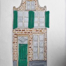 Mijn project van de cursus: Stadsbeeld in aquarel: breng je stad in beeld. Un progetto di Illustrazione architettonica, Pittura, Pittura ad acquerello e Disegno di Daphne - 30.10.2024