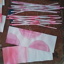 Mon projet du cours : Tissage : Expérimentation des couleurs, des motifs et des matériaux . Arts, Crafts, Fiber Arts, Furniture Design, Making, Interior Decoration, Textile Design, and Weaving project by Mirella - 10.30.2024