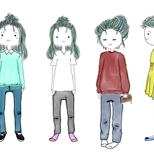 My project for course: Digital Illustration: Create Manga Characters  by Harabella . Character Design, Comic, Digital Illustration, Traditional illustration, and Manga project by reyeshara197 - 10.29.2024
