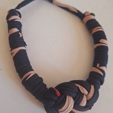 Meu projeto no curso de colar em Macramê . Macramé, Arts, Crafts, Accessor, and Design project by Maruza Gonçalves Martins - 10.28.2024