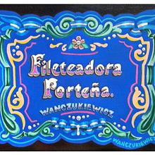 Cartel FILETEADO PORTEÑO . Calligraph, Painting, and Poster Design project by Raquel Wanczukiewicz - 10.31.2024