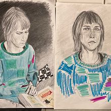 Graphite drawing. Traditional illustration project by Eszter Grósz - 11.01.2024