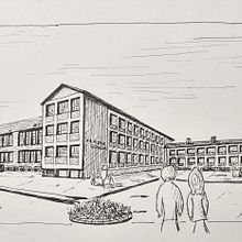 My project for course: Urban Architectural Sketching with Ink. Un progetto di Illustrazione architettonica, Disegno, Illustrazione tradizionale, Illustrazione con inchiostro e Bozzetti di Maria Simlinger - 02.11.2024