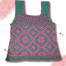 Mi proyecto del curso: Crochet: técnicas avanzadas para crear prendas coloridas. Crochet, DIY, Fashion Design, and Textile Design project by Marcela Di Negro - 11.02.2024