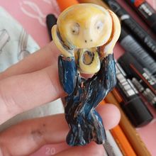 Munch’s The Scream ornament automata. Un projet de Sculpture , et Conception de jouets de Lucia Bertinat - 03.11.2024