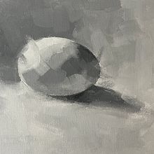 My project for course: Portrait Painting with Oil: Explore Light and Shade. Un progetto di Belle arti, Pittura ad olio e Pittura di Kristine Cobb - 03.11.2024