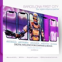 Tech & Audiovisual Industries | BCNFirst Digital Influence PRO . Information Design, Content Writing, Cop, writing, Communication, Events, Presentation Design, and Design Management project by Francisco Valadez - 11.04.2024