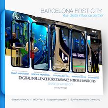 Smart City Tech & Mobility | BCNFirst Digital Influence PRO. Information Design, Content Writing, Cop, writing, Communication, Design Management, Art Direction, Br, ing & Identit project by Francisco Valadez - 11.04.2024
