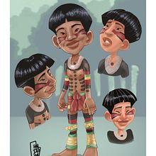 Meu projeto do curso: Design de personagem digital: desenhe protagonistas com personalidade. Un progetto di Character design, Disegno digitale, Illustrazione digitale, Disegno e Illustrazione tradizionale di HALDEY LEONARDO - 04.11.2024