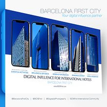 Hotels & Venues | BCNFirst Digital Influence PRO. Information Design, Events, Communication, Br, ing, Identit, Cop, writing, Business, and Content Writing project by Francisco Valadez - 11.04.2024