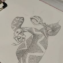 My project for course: Surrealistic Fineliner Illustration. Un progetto di Disegno, Disegno a matita, Disegno artistico, Disegno realistico, Illustrazione tradizionale e Illustrazione con inchiostro di maja_m - 04.11.2024