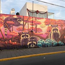 Ensueño fluorescente. Un progetto di Street Art, Pittura e Pittura acrilica di thaya - 05.11.2024