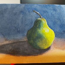 Pear. Un projet de Peinture de Evelyn Tay - 21.07.2024