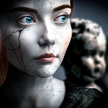 La fille de porcelaine. Un progetto di Fotomontaggio di David Petznick - 25.11.2024