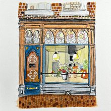 Mi proyecto del curso: Ilustración urbana en acuarela: retrata tu ciudad. Architectural Illustration, Drawing, Painting, and Watercolor Painting project by Mariana Langlois - 11.05.2024
