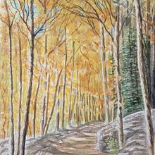 Mi proyecto del curso: Paisajes naturales en acuarela Ein Projekt aus dem Bereich Bildende Künste, Malerei und Aquarellmalerei von Angeles - 05.11.2024