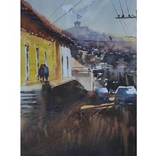 Mi proyecto del curso: Fundamentos de la luz y el color para acuarela. Un progetto di Illustrazione architettonica, Pittura e Pittura ad acquerello di richar_macias777 - 26.10.2024