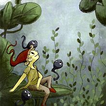 Mein Abschlussprojekt für den Kurs: Kinderbuchillustrationen in Procreate: Male magische Szenerien - Der Kleine Wassernann / The Little Waterman . Ilustrație pentru copii, Ilustrație digitală, Pictură digitală și Carte ilustrată de agluns - 11.06.2024