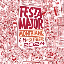 Cartell de la Festa Major de Montblanc 2024. T, and pograph project by Isaac Ballesté Martorell - 08.10.2024