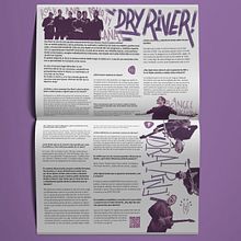 Entrevista a Dry River. Un progetto di Design editoriale, Graphic design, Design tipografico, Ritocco fotografico e Illustrazione digitale di ana_blazca - 06.11.2024