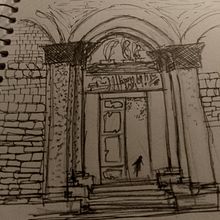 My project for course: Architectural Sketching: Thinking with Pen and Paper. Projekt z dziedziny  R, sunek architektoniczn,  Architektura,  R, sunek, Sketchbook, Sketching i Projektowanie przestrzeni użytkownika maryam_benotman123 - 06.11.2024