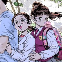Al cole en moto. Un proyecto de Diseño de personajes de Andrea Jen - 21.10.2024