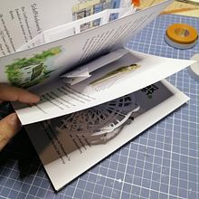 Mein Abschlussprojekt für den Kurs: Fortgeschrittene Techniken zur Schöpfung von Pop-up-Büchern. Een project van Craft, Creativiteit met kinderen, Redactioneel ontwerp,  Boekbinding y Papercraft van Kathy Henkel - 07.11.2024